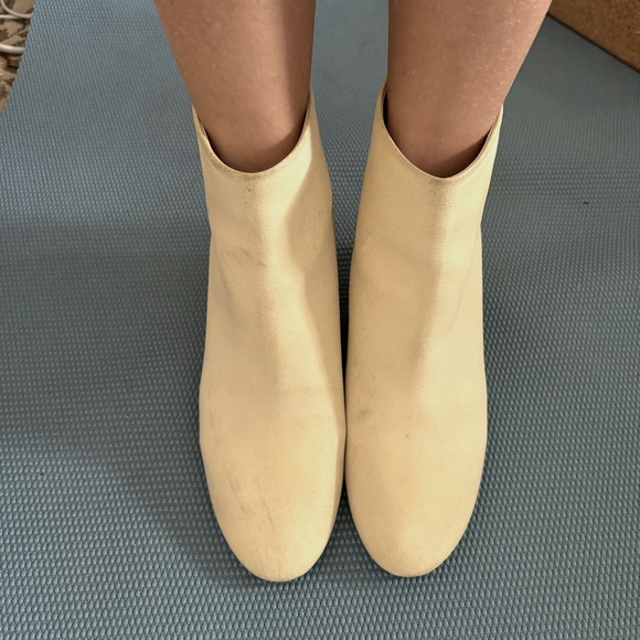 Marsell cream/white ecru leather boots - Picture 1 of 7